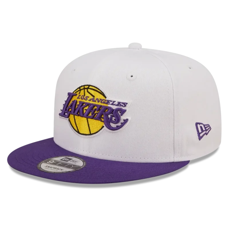 כובע 9FIFTY לוגו LOS ANGELES LAKERS צבע מצחייה סגול