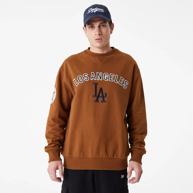 סווטשירט בייסבול OVERSIZE LOS ANGELES DODGERS