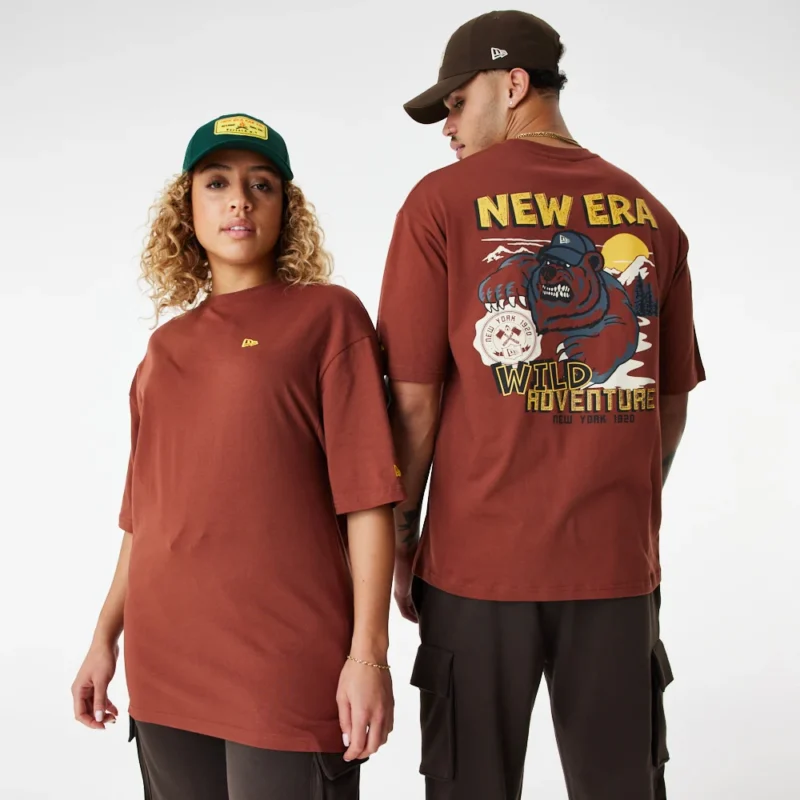 טי שירט OVERSIZE NEW ERA BRANDED