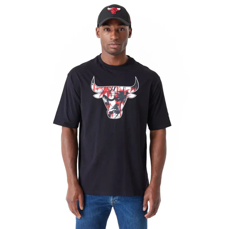 חולצת טי שירט שרוול קצר CHICAGO BULLS