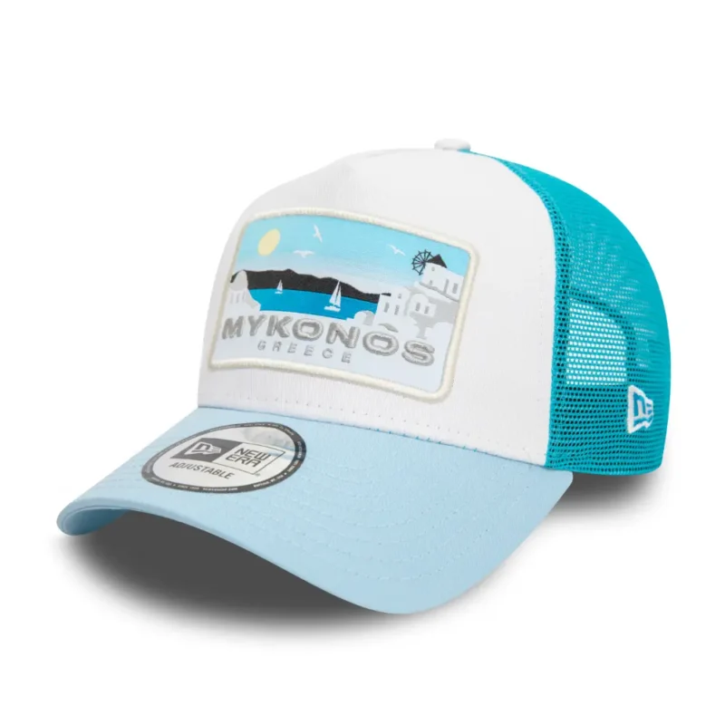 כובע רשת TRUCKER עם לוגו של NEW ERA BRANDED