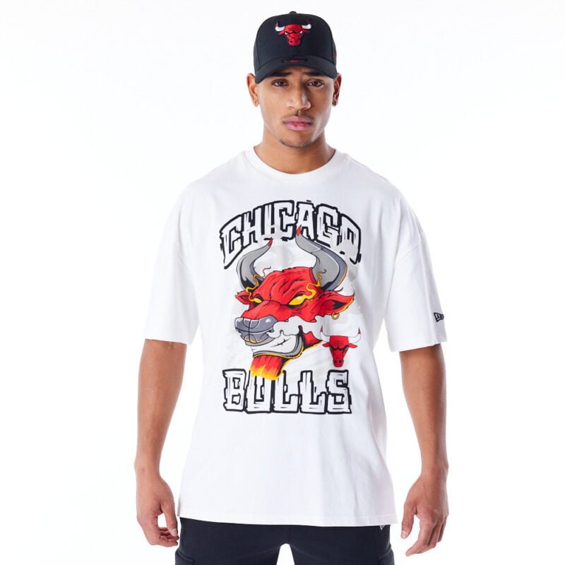 חולצת טי שירט שרוול קצר CHICAGO BULLS