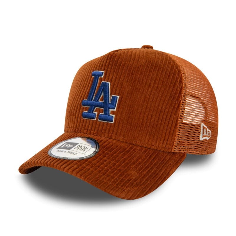 כובע קורדרוי TRUCKER עם לוגו LOS ANGELES DODGERS