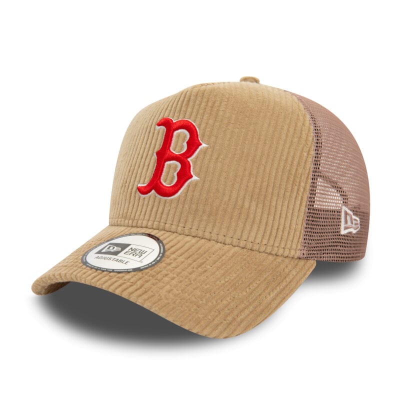 כובע קורדרוי TRUCKER עם לוגו BOSTON RED SOX