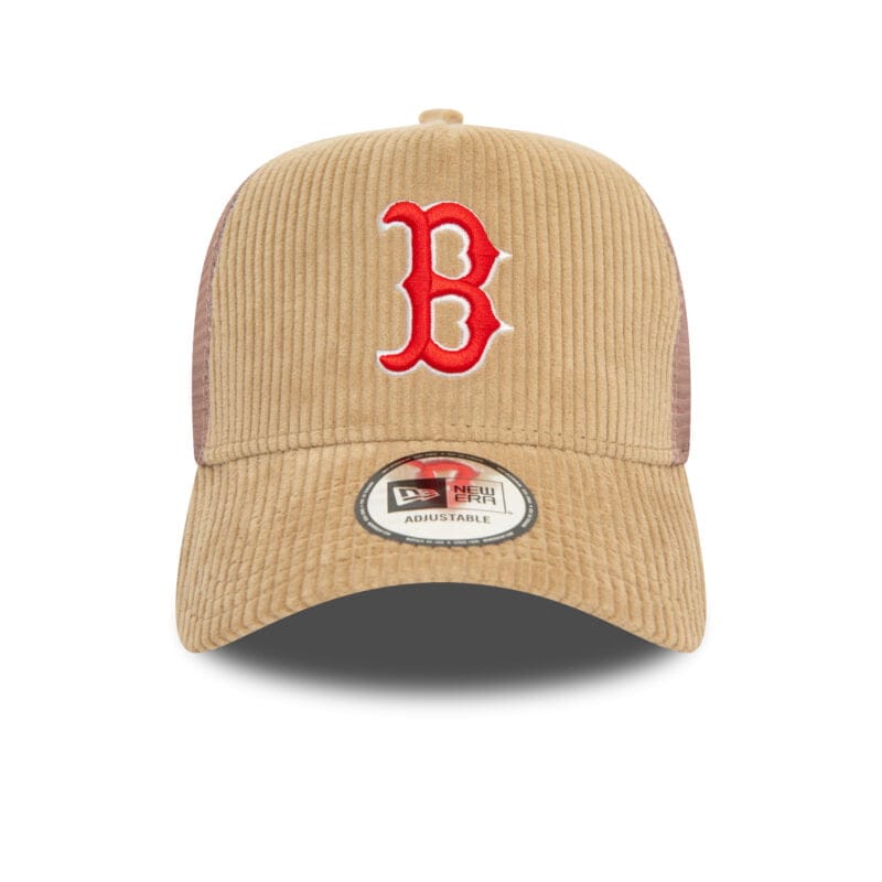 כובע קורדרוי TRUCKER עם לוגו BOSTON RED SOX