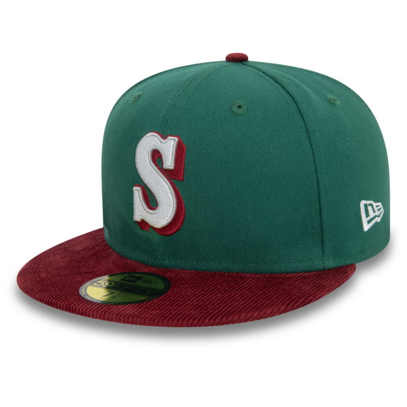 כובע קורדרוי 59FIFTY עם לוגו SEATTLE MARINERS