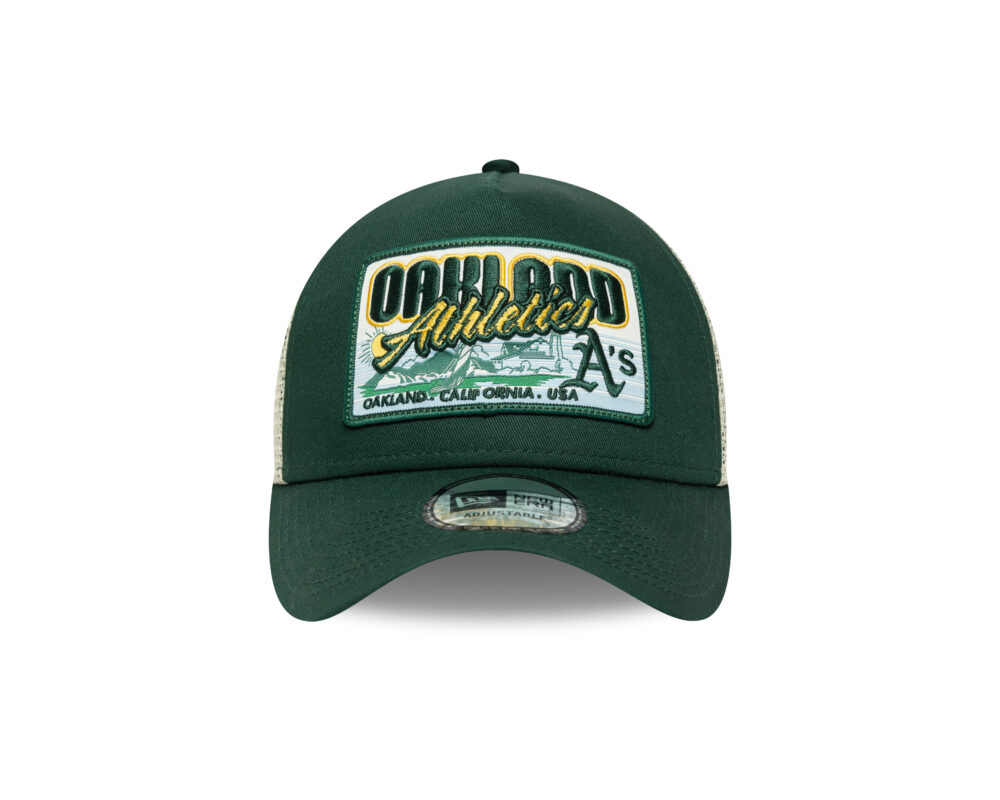 כובע רשת TRUCKER עם לוגו OAKLAND ATHLETICS