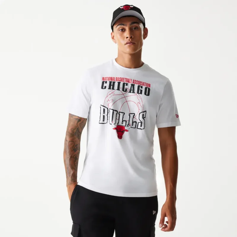 חולצת טי שירט שרוול קצר CHICAGO BULLS