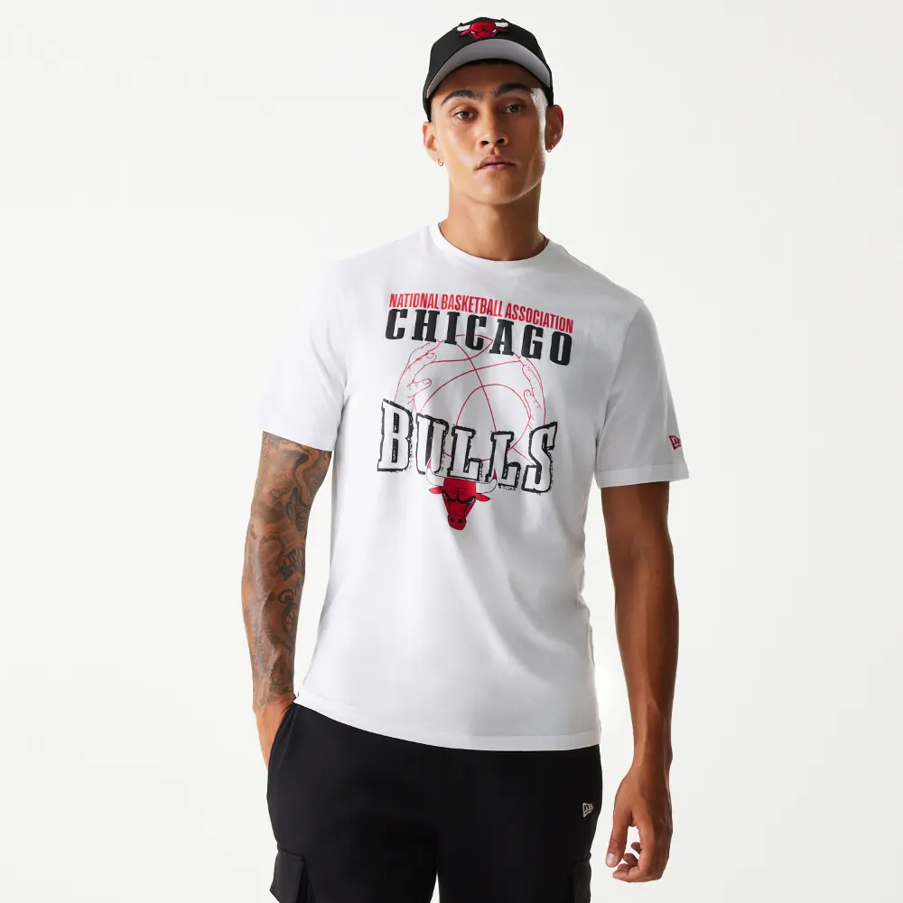 חולצת טי שירט שרוול קצר CHICAGO BULLS