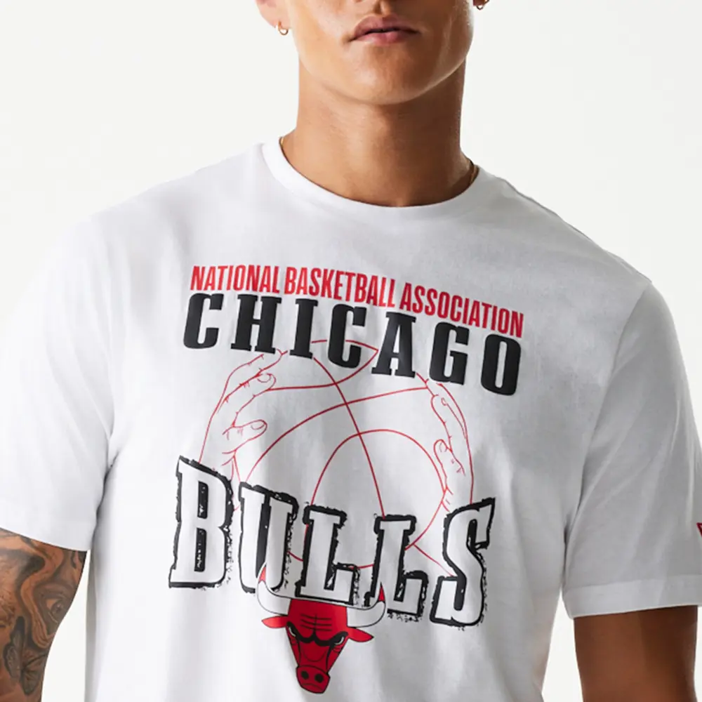 חולצת טי שירט שרוול קצר CHICAGO BULLS