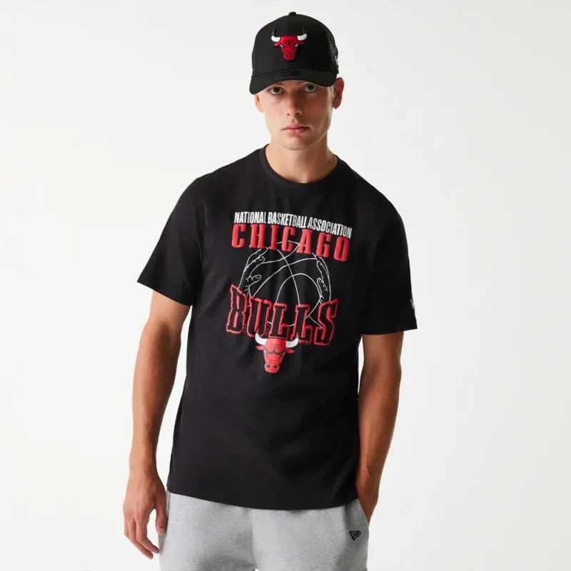 חולצת טי שירט שרוול קצר CHICAGO BULLS
