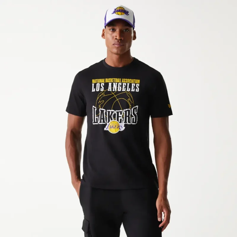 חולצת טי שירט שרוול קצר LOS ANGELES LAKERS