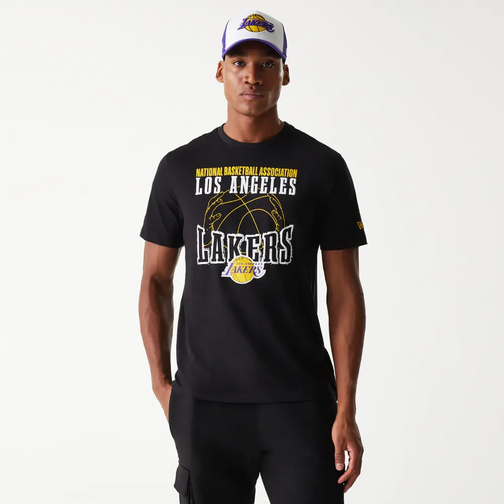 חולצת טי שירט שרוול קצר LOS ANGELES LAKERS