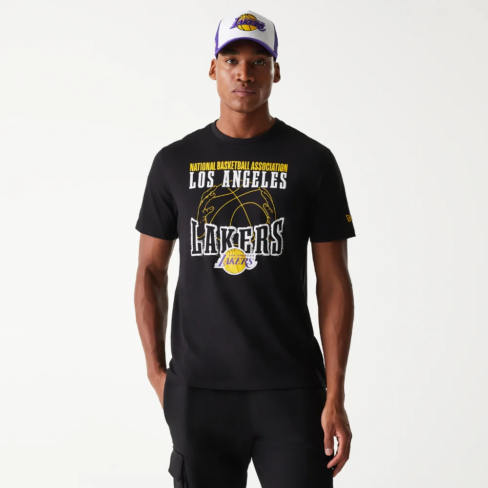 חולצת טי שירט שרוול קצר LOS ANGELES LAKERS
