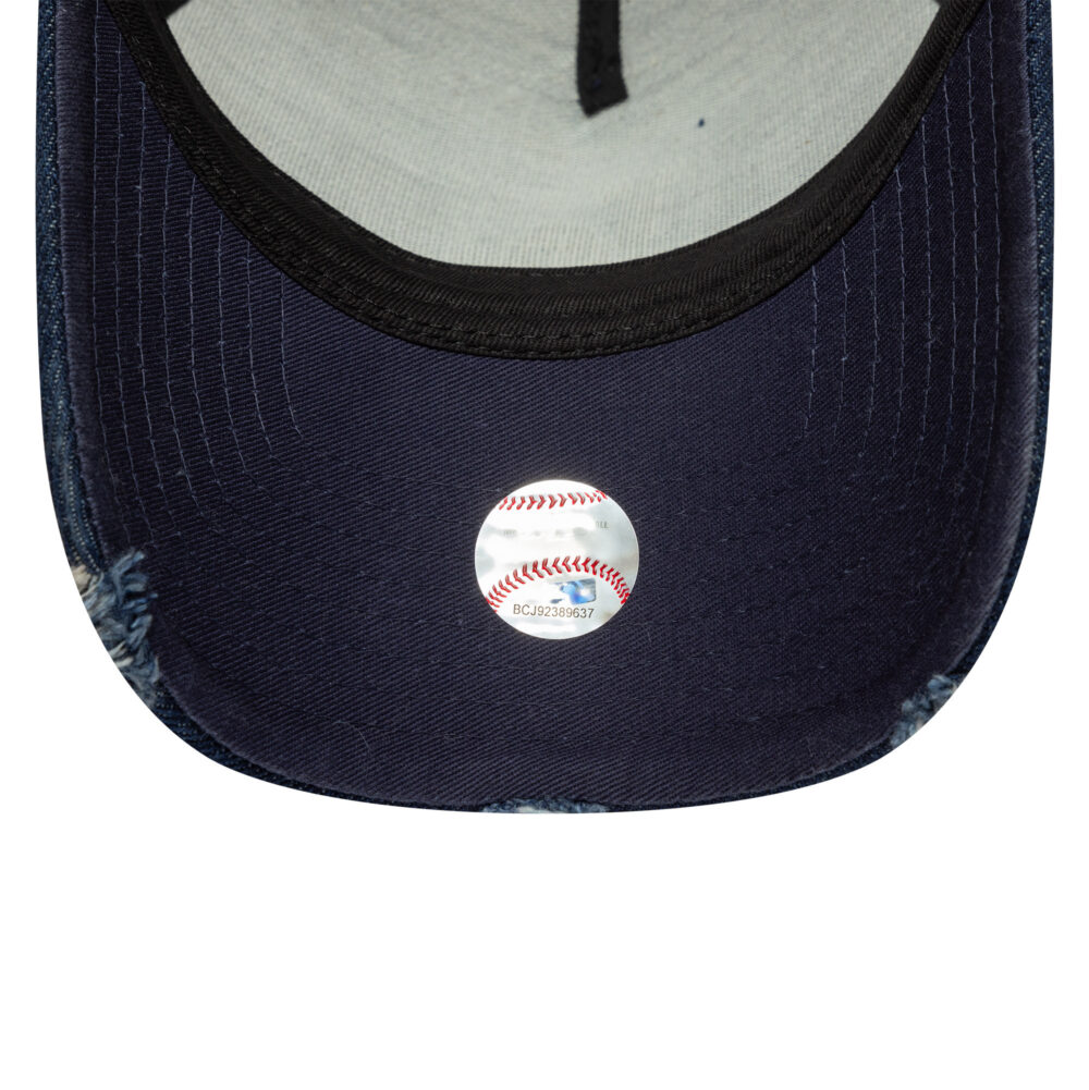 כובע רשת ג'ינס TRUCKER עם לוגו LOS ANGELES DODGERS