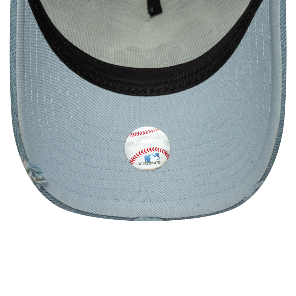 כובע רשת ג'ינס TRUCKER עם לוגו NEW YORK YANKEES