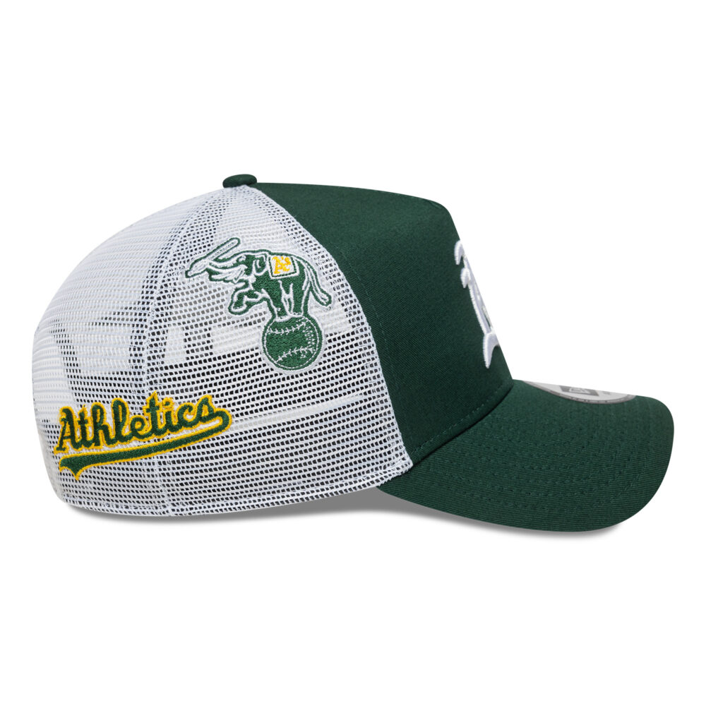 כובע רשת TRUCKER עם לוגו OAKLAND ATHLETICS