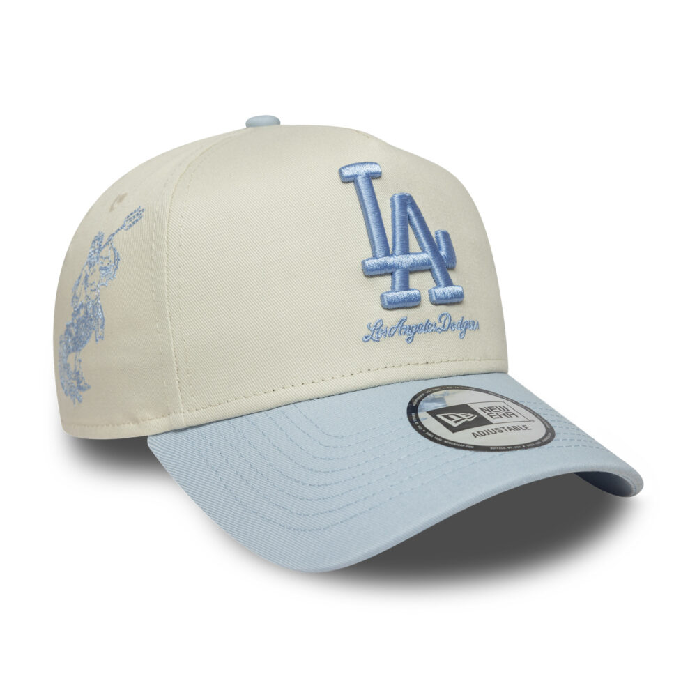 כובע 9FORTY בגזרת A-FRAME עם לוגו LOS ANGELES DODGERS