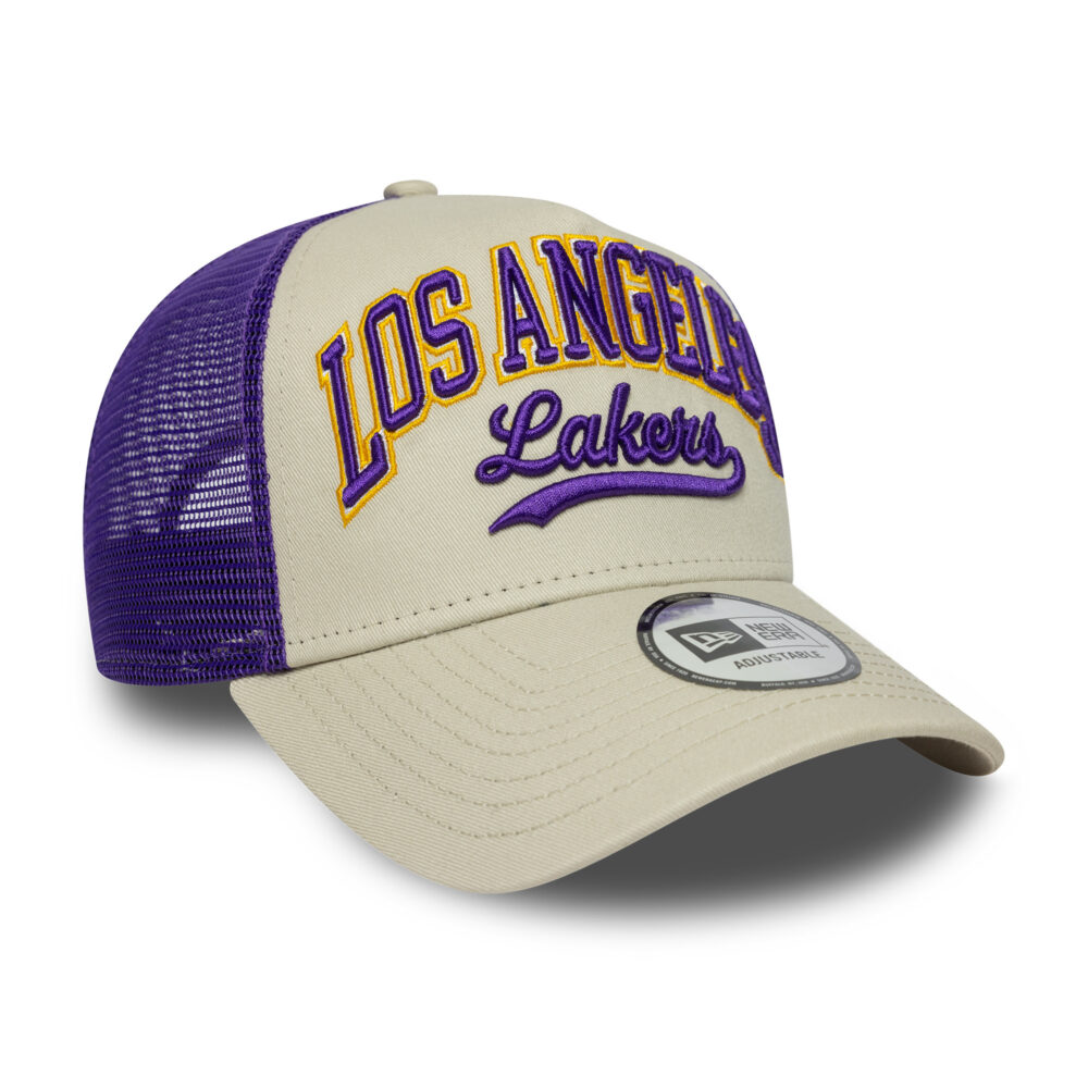 כובע רשת TRUCKER עם לוגו LOS ANGELES LAKERS
