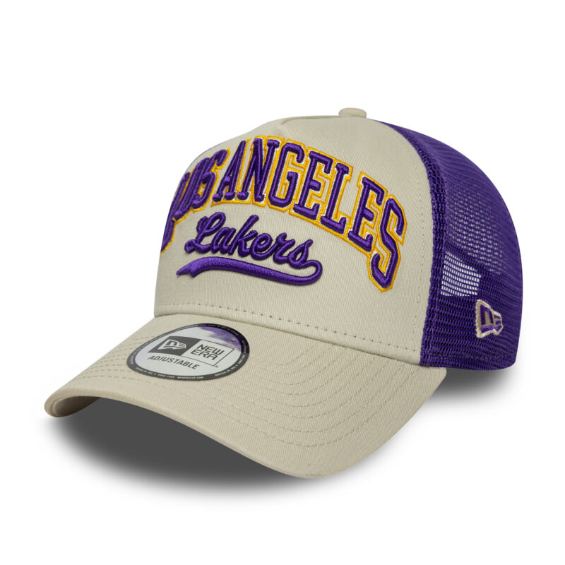 כובע רשת TRUCKER עם לוגו LOS ANGELES LAKERS
