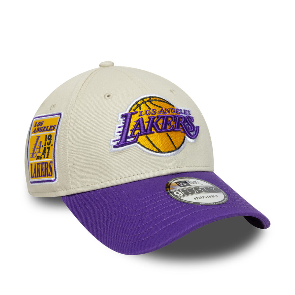 כובע 9FORTY עם לוגו LOS ANGELES LAKERS
