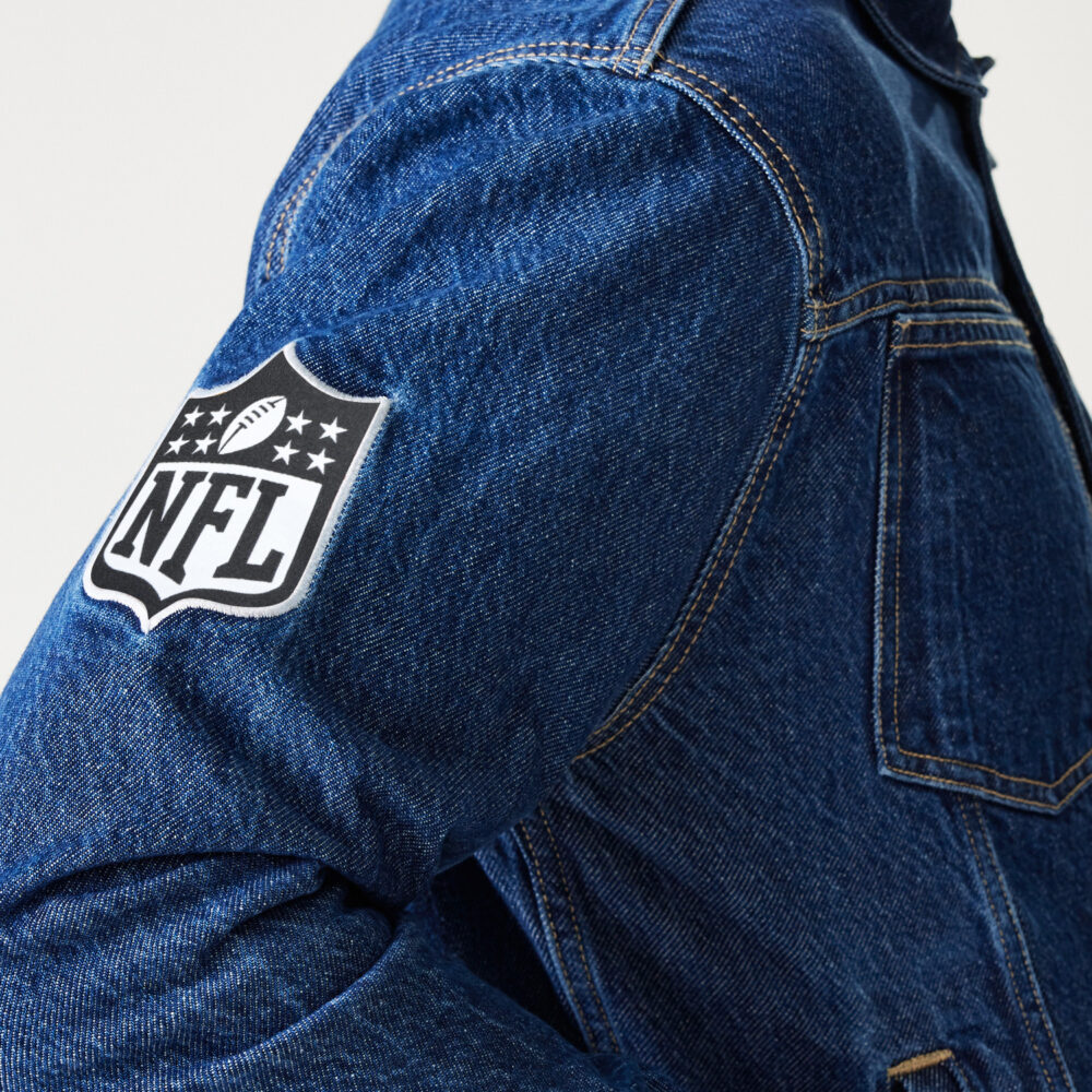 ג'קט ג'ינס עם לוגו LAS VEGAS RAIDERS