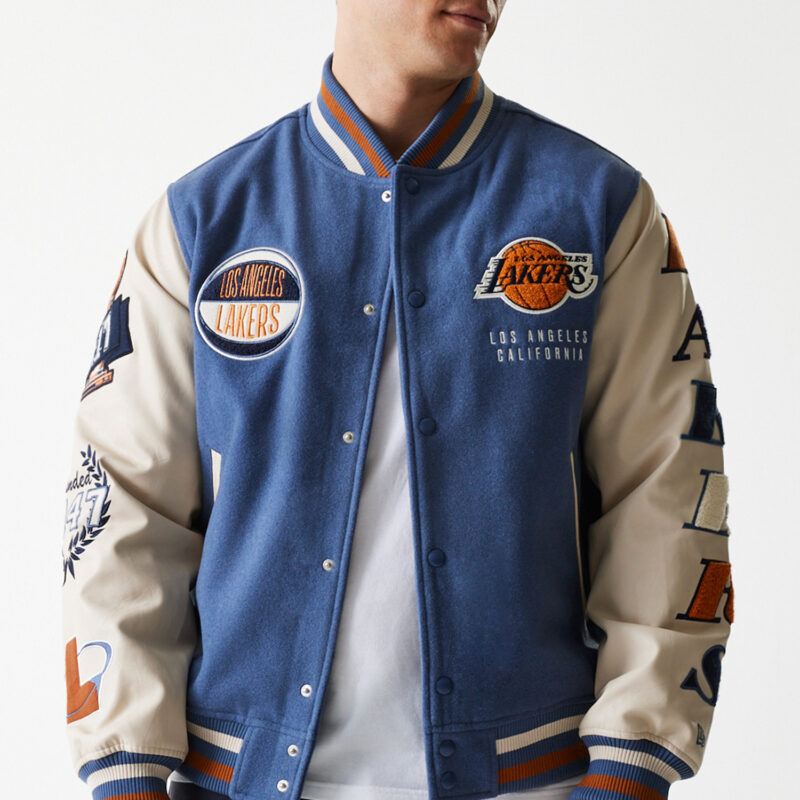 ג’קט בומבר ג’ינס של LOS ANGELES LAKERS