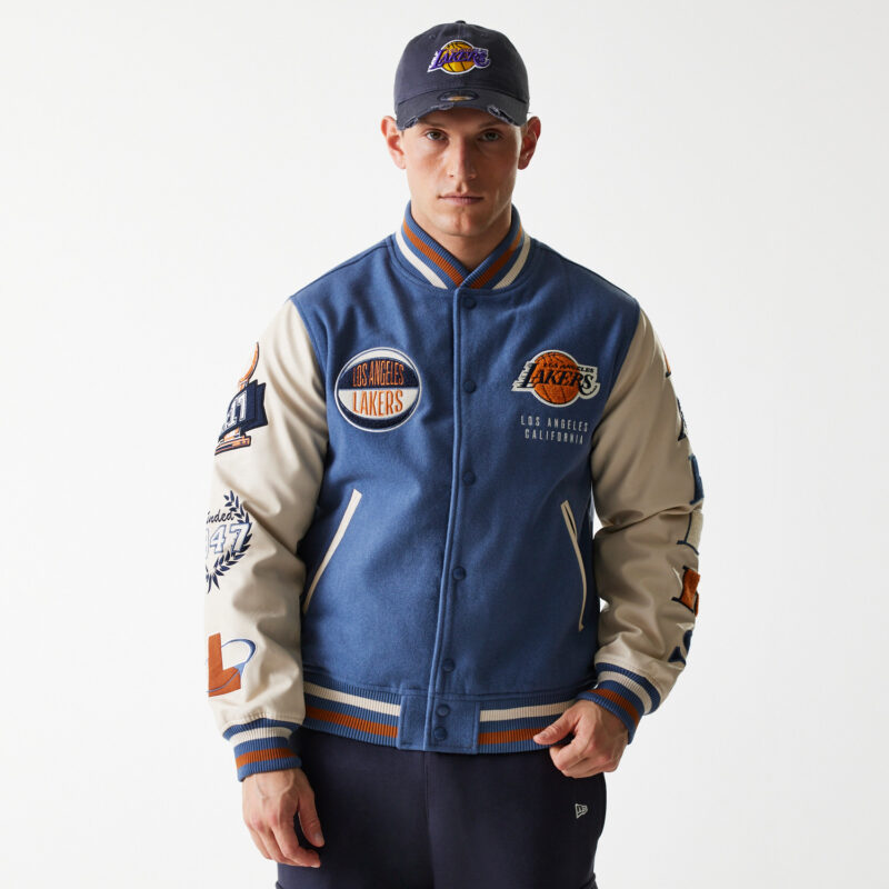 ג’קט בומבר ג’ינס של LOS ANGELES LAKERS