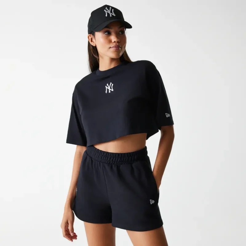 חולצת טי שירט שרוול קצר לנשים NEW YORK YANKEES