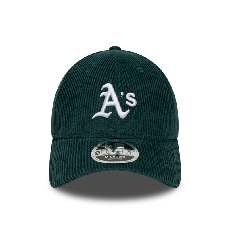 כובע קורדרוי 9FORTY עם לוגו OAKLAND ATHLETICS