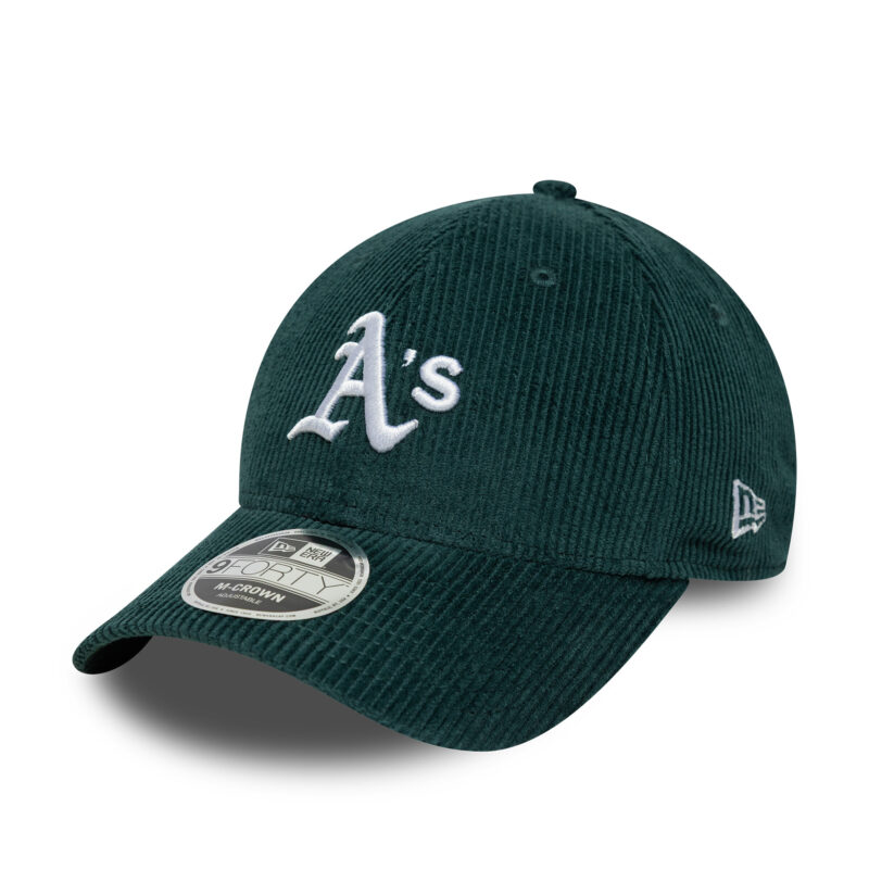 כובע קורדרוי 9FORTY עם לוגו OAKLAND ATHLETICS