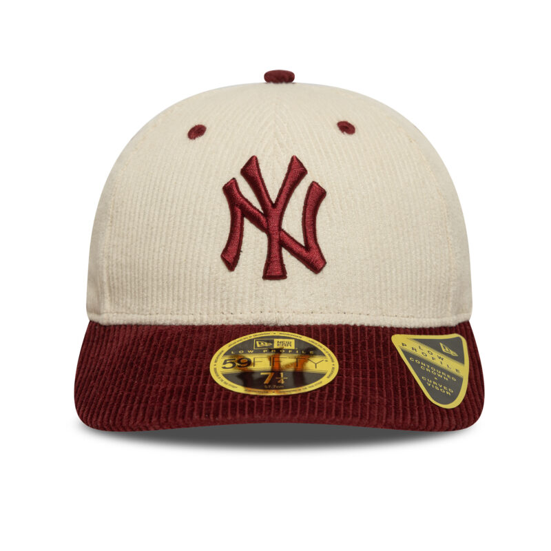 כובע קורדרוי 59FIFTY עם לוגו NEW YORK YANKEES