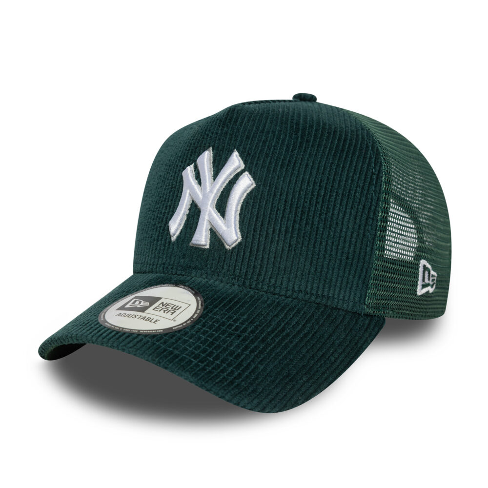 כובע רשת קורדרוי TRUCKER עם לוגו NEW YORK YANKEES