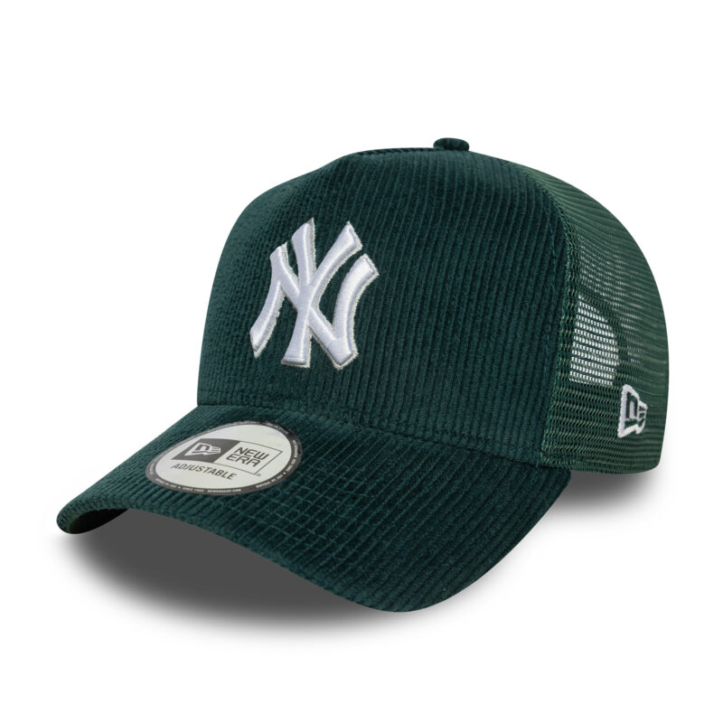 כובע רשת קורדרוי TRUCKER עם לוגו NEW YORK YANKEES
