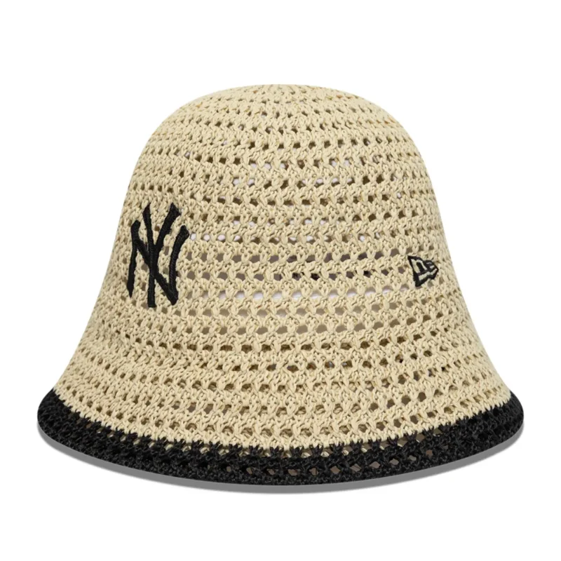 כובע קש עם לוגו NEW YORK YANKEES